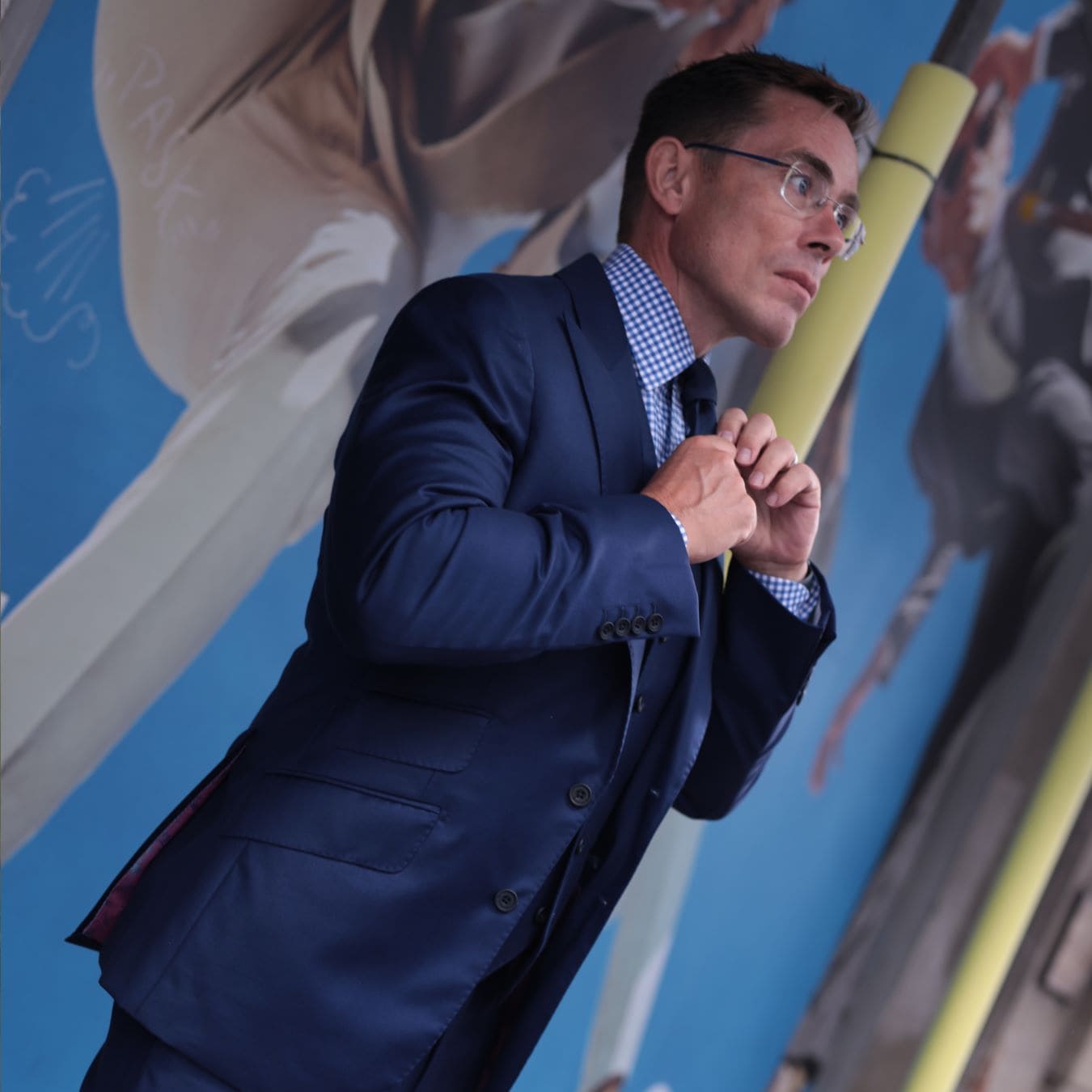Business suits worn to a corporate meeting