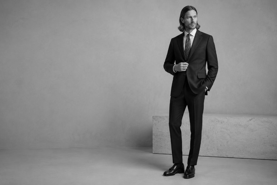 Man in a made to measure suit, sample image