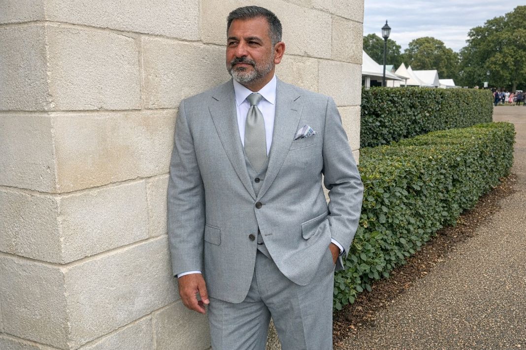 An illustrative image of a Queen Anne Enclosure men’s outfit for Royal Ascot