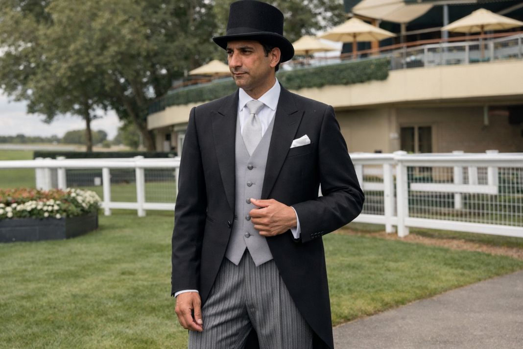 An illustrative image of a Royal Ascot Royal Enclosure men’s morning dress outfit