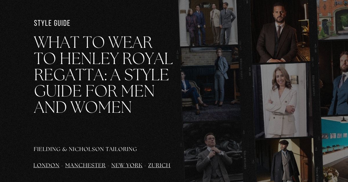 What to Wear to Henley Royal Regatta A Style Guide for Men and Women - Fielding & Nicholson Tailoring London What to Wear to Henley Royal Regatta A Style Guide for Men and Women - Fielding & Nicholson Tailoring London