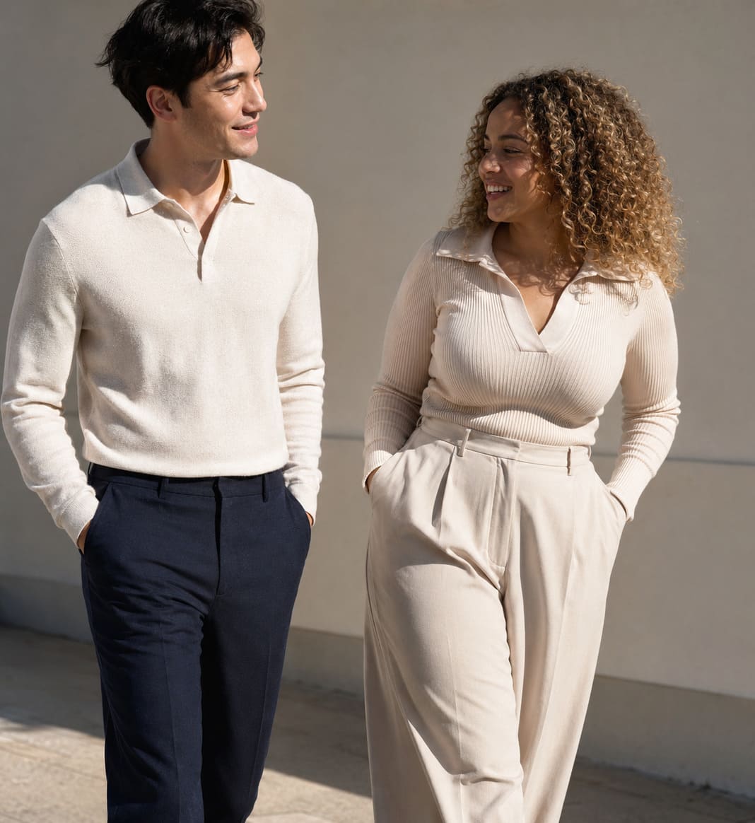 Premium knitwear pieces for the Brummell Capsule